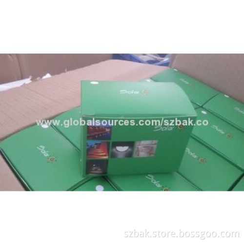 Portable outdoor LED solar lantern for camping, garden, lithium battery inside, can charge mobile